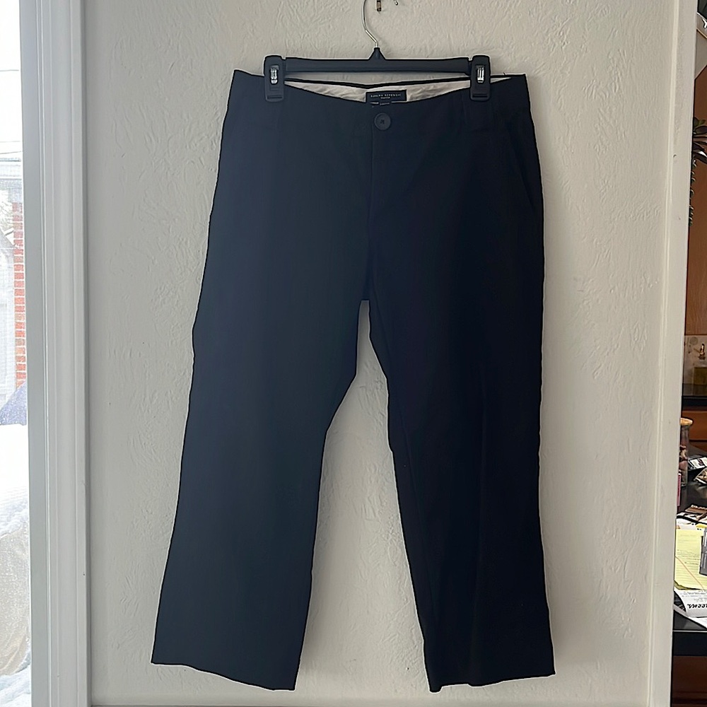 White House Black Market capri pants with side slit